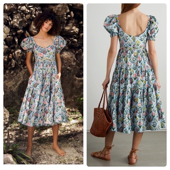 Agua by Agua Bendita Palmera Midi Dress - Picture 1 of 6